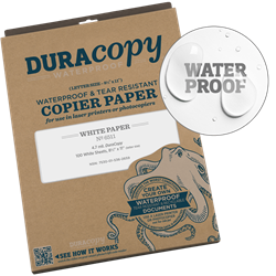 Rite in the Rain Duracopy Inkjet Copier Paper, 8.5x11, 100 Sheets